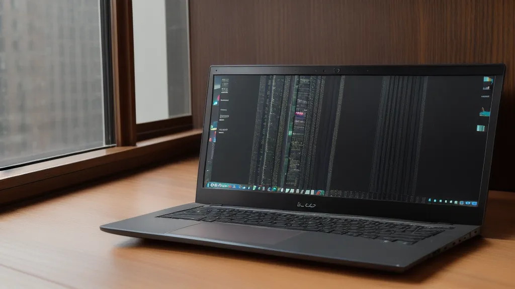 A laptop screen showing open source code next to a coffee cup