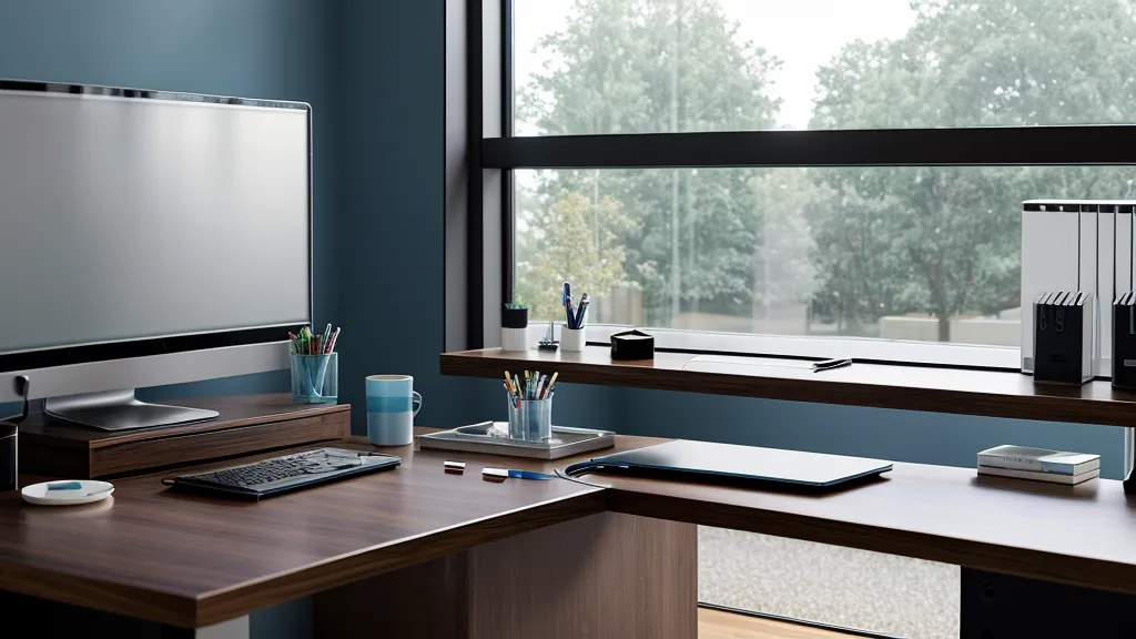 A smartphone on a desk showing a successful VPN connection screen